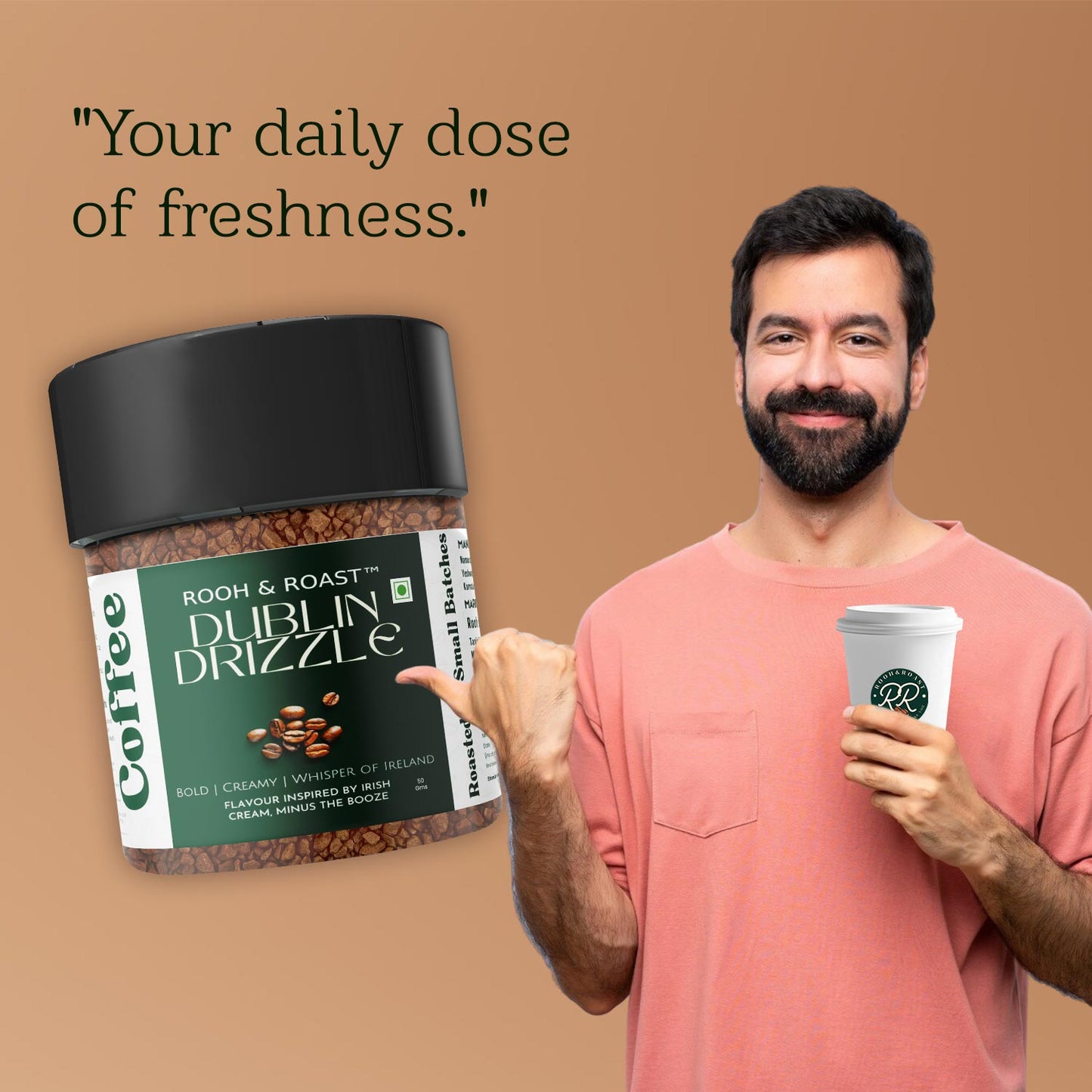 Rooh & Roast Roast Riot 50gm, Cocoa Rush 50gm, Dublin Drizzle 50gm Pack of 3 (Total 150 gm)