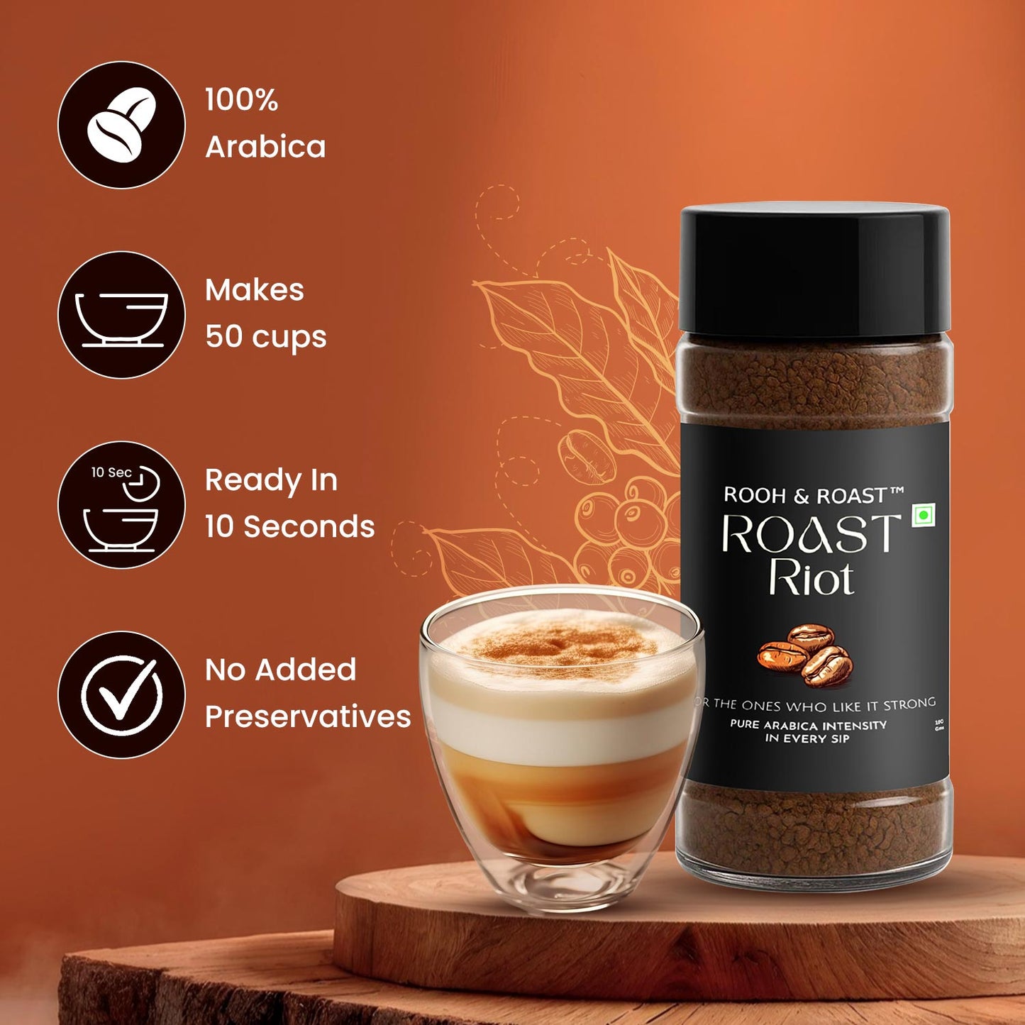 Rooh & Roast Roast Riot, Cocoa Rush Pack Of 2 ( Total 200gm)