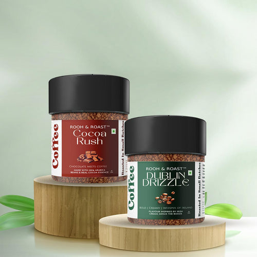Rooh & Roast Cocoa Rush 50gm, Dublin Drizzle50gm Pack Of 2( Total 100gm)
