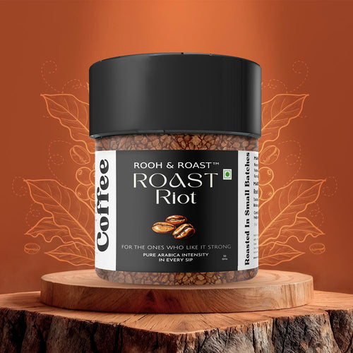 Rooh & Roast Roast Riot – Intense Pure Arabica Coffee 50gm